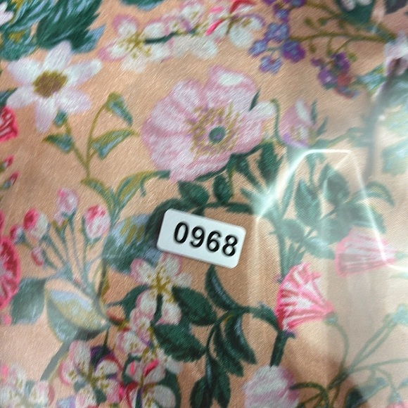 Victorias Secret Pink Floral Print Polyester Night Gown Slip Dress Size Large - Picture 11 of 11